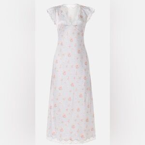 LoveShackFancy Theodore Slip Dress